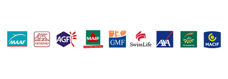Badge assurances professionnelles de l’entreprise de vitrerie
