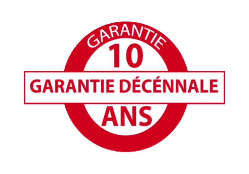 Badge garantie décennale des travaux de vitrerie