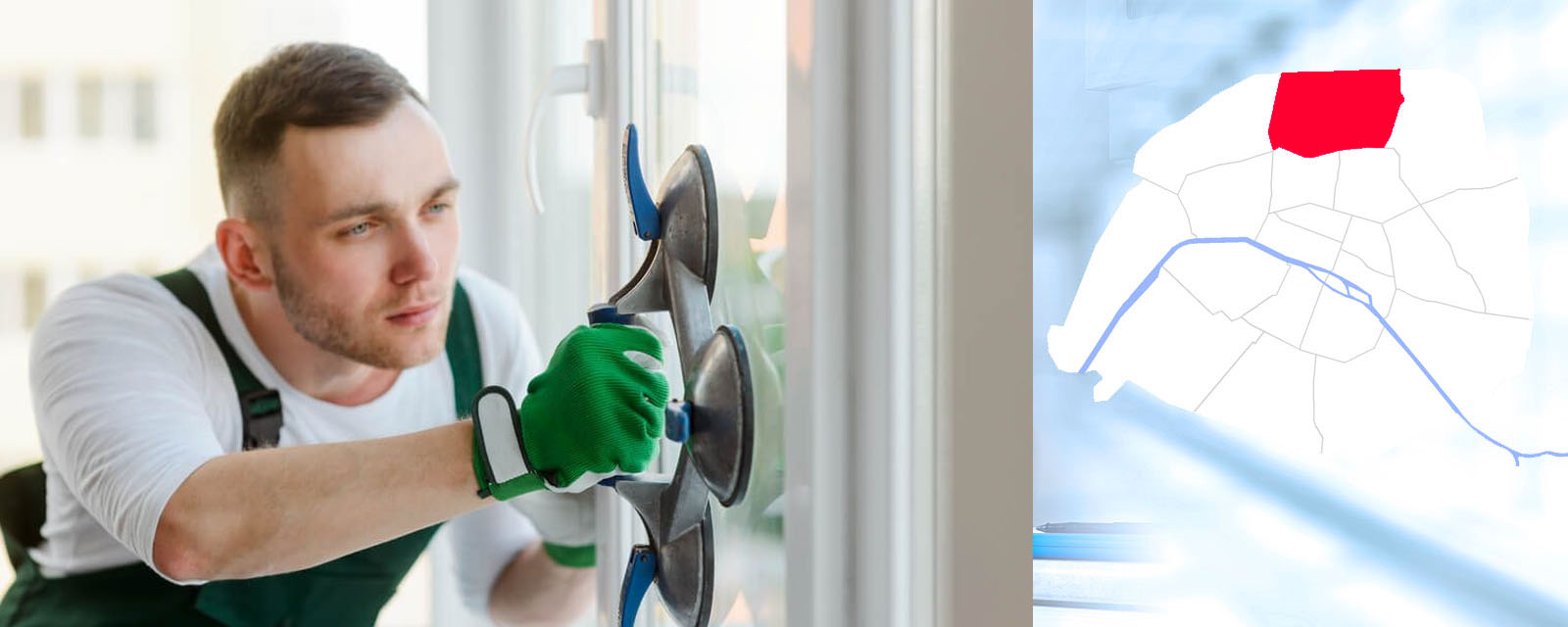 Vitrier Paris 18 (75018)